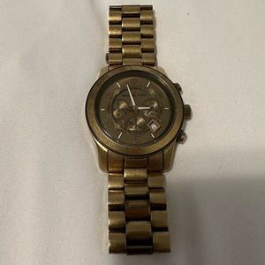 MK-8227 Michael Kors boyfriend watch, dark gold